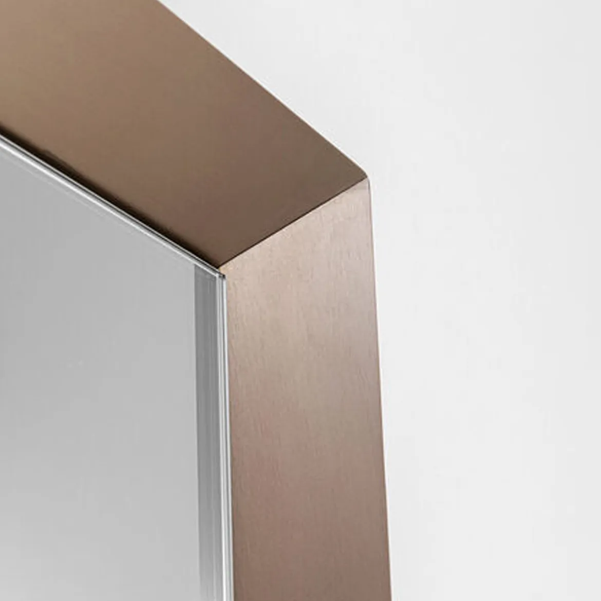 Design spiegel taupe bruin - Kare Design Arezzo Coffee