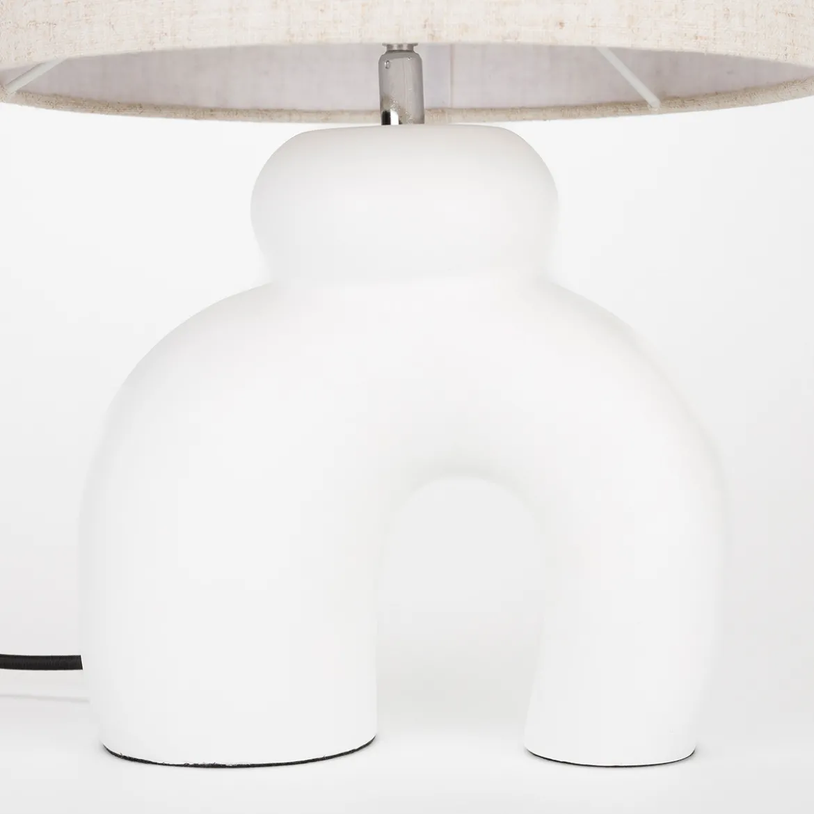 Design tafellamp organisch wit - Zuiver Bibi