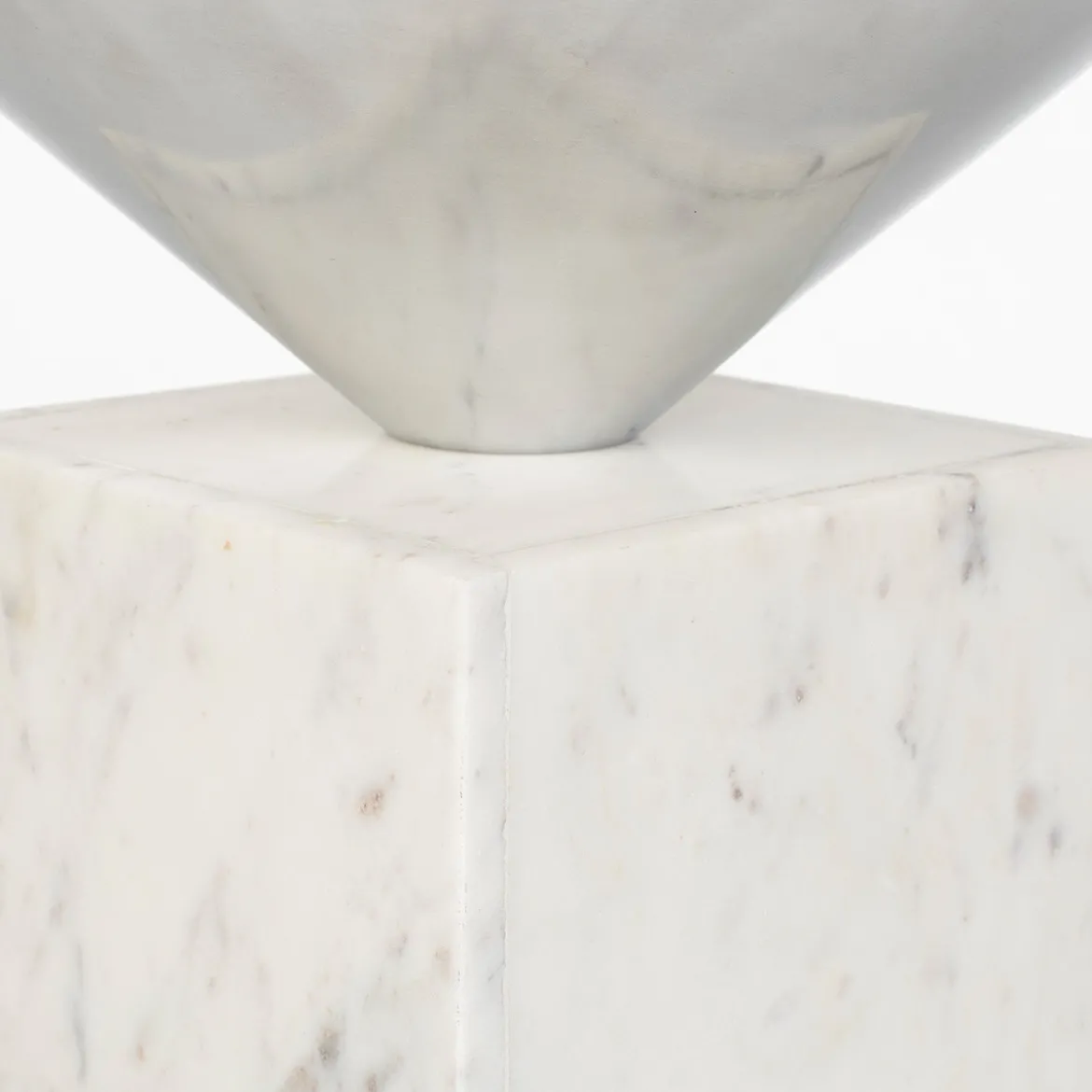 Design tafeltje marmer en zilver - Zuiver Pride