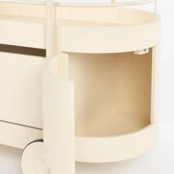 Design trolley kast beige - Zuiver Wim