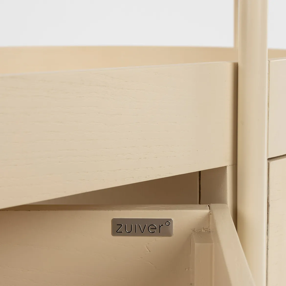 Design trolley kast beige - Zuiver Wim
