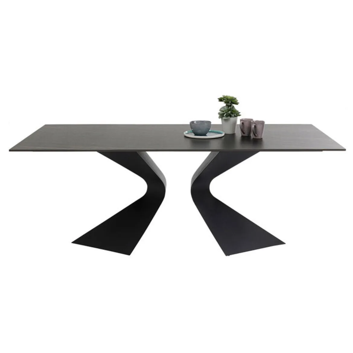 Design tuintafel zwart keramiek - Kare Design Gloria Outdoor