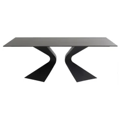 Design tuintafel zwart keramiek - Kare Design Gloria Outdoor