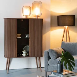 Design wandkast walnoot - Zuiver Barbier Walnut