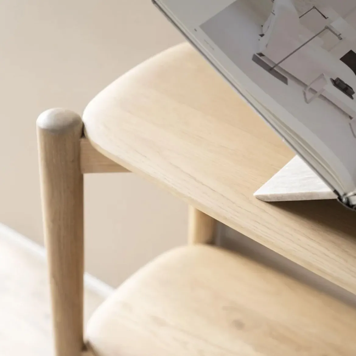 Design wandtafel licht eiken hout - Eleonora Selbu