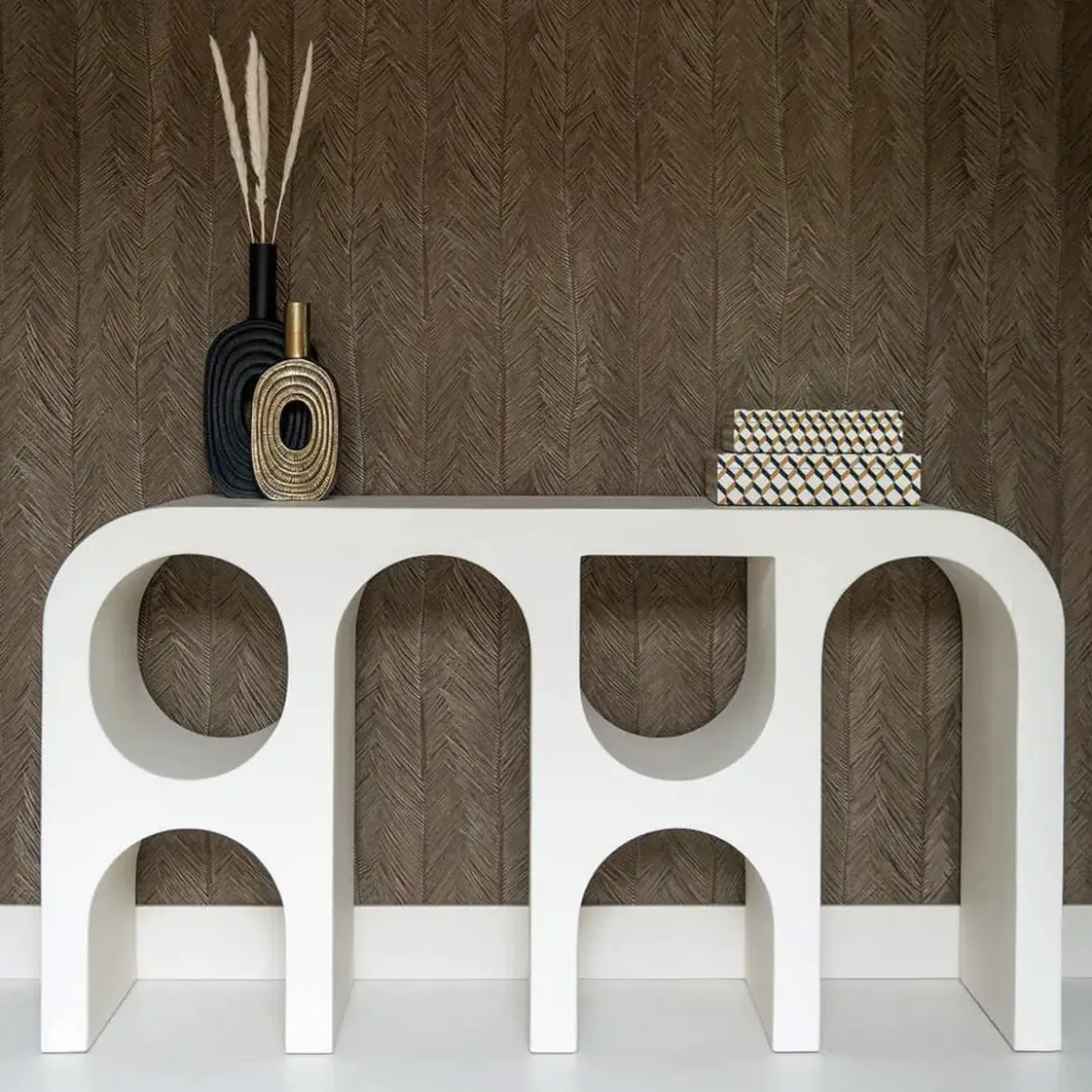 Design wandtafel organisch wit - Richmond Interiors Bloomstone