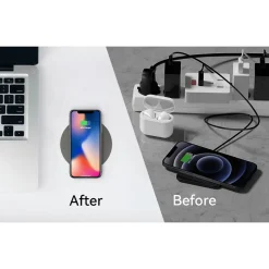 Draadloze oplader onder bureaublad - Lavis Hidden Phone Charger
