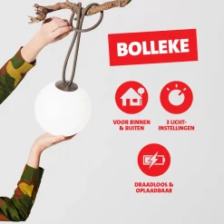 Draadloze tuin hanglamp LED - Fatboy Bolleke