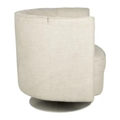 Draaibaar fauteuil beige - Dutchbone Flower