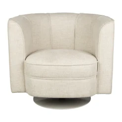 Draaibaar fauteuil beige - Dutchbone Flower