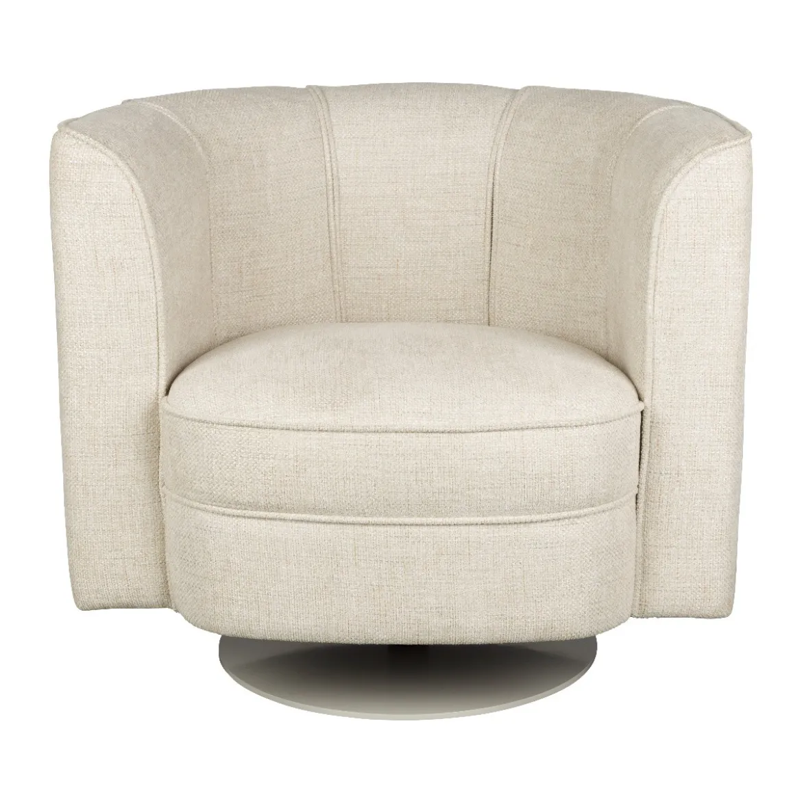Draaibaar fauteuil beige - Dutchbone Flower