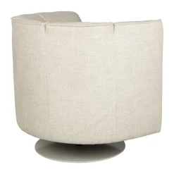 Draaibaar fauteuil beige - Dutchbone Flower