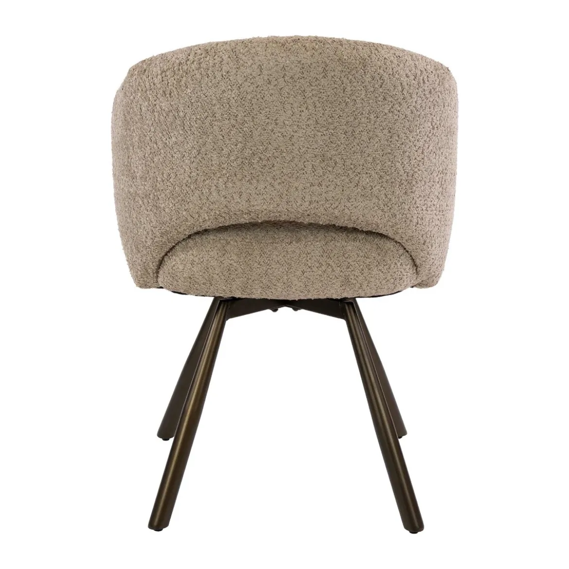 Draaibare eetkamerstoel boucle - Giani Salon Cross