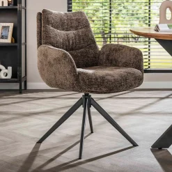 Draaibare eetkamerstoel met pocketvering - Giani Lounge
