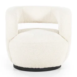 Draaibare fauteuil boucle - Eleonora Sharon