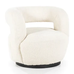 Draaibare fauteuil boucle - Eleonora Sharon