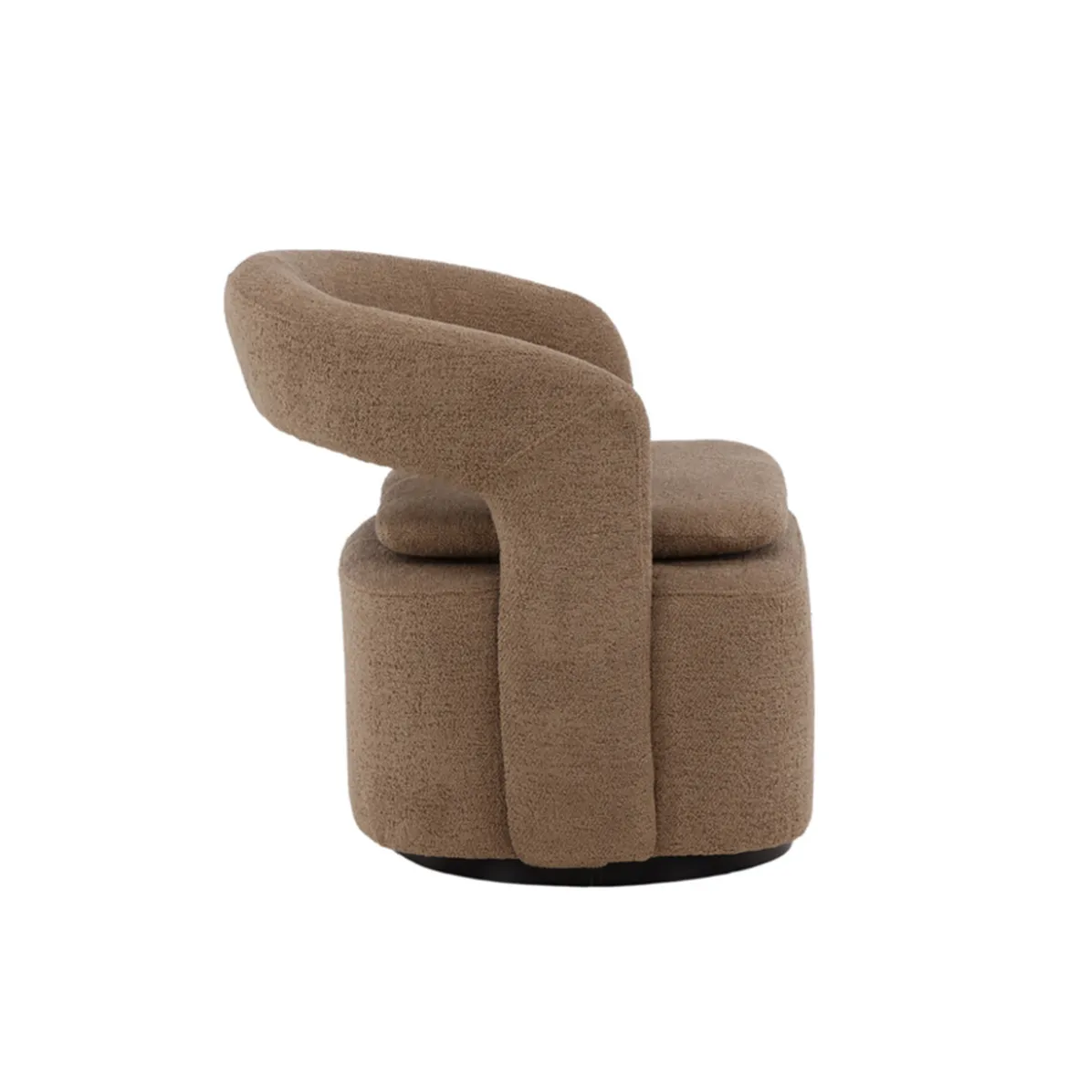 Draaibare fauteuil met open rug - Lavis Laurel