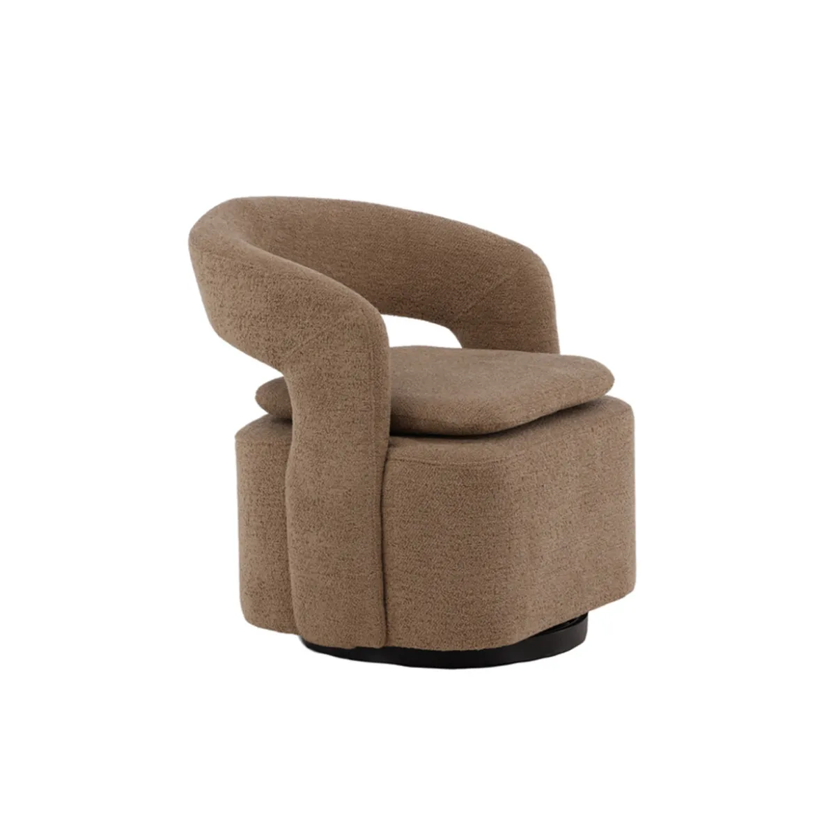 Draaibare fauteuil met open rug - Lavis Laurel