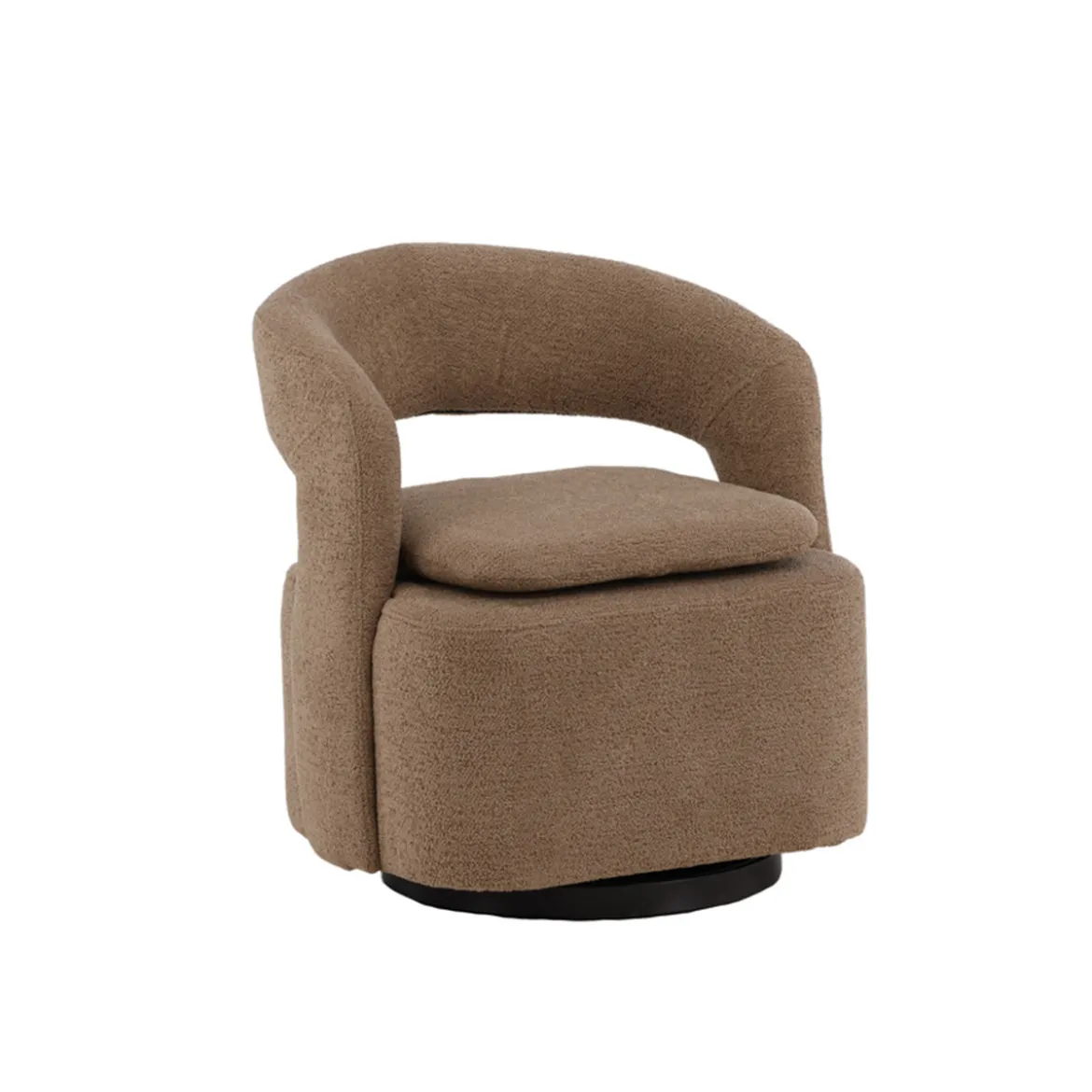Draaibare fauteuil met open rug - Lavis Laurel