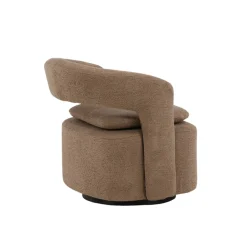 Draaibare fauteuil met open rug - Lavis Laurel
