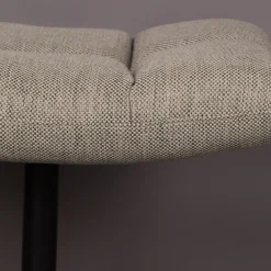 Draaibare hocker stof - Dutchbone Bar