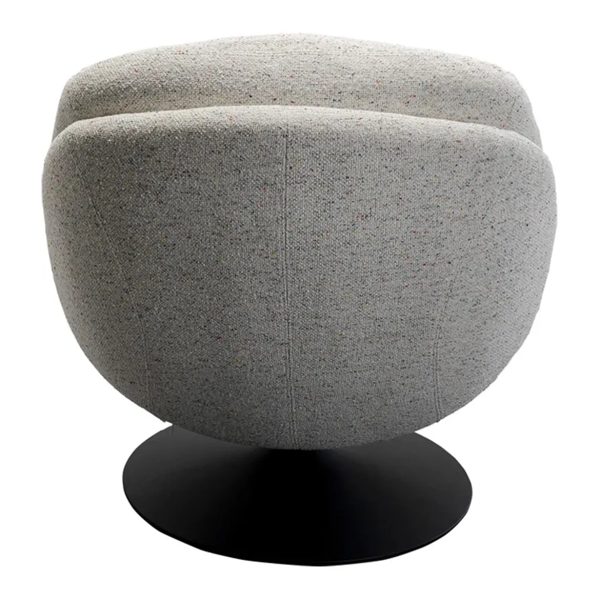Draai fauteuil met voetenbank - Kare Design Standford