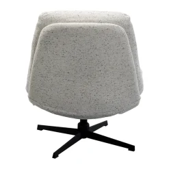 Draai fauteuil met voetenbank - Kare Design Columbia