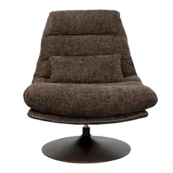 Draai fauteuil met voetenbank - Kare Design Montreal