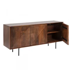 Dressoir donker hout - Kare Design Grooves
