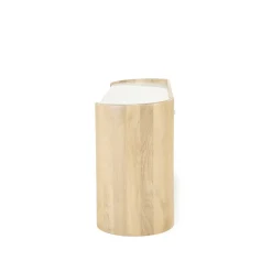 Dressoir eiken met wit marmer - Eleonora Don