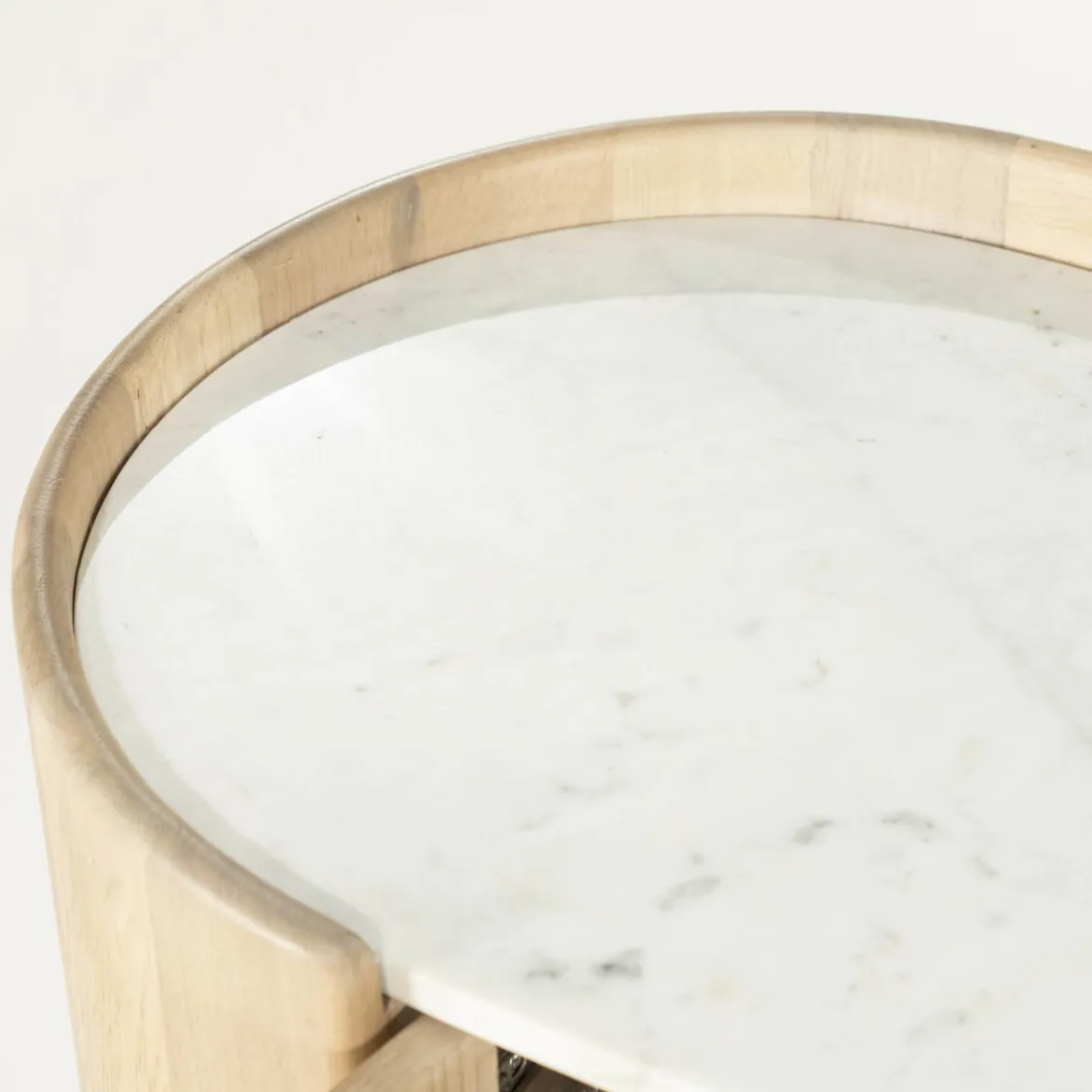 Dressoir eiken met wit marmer - Eleonora Don