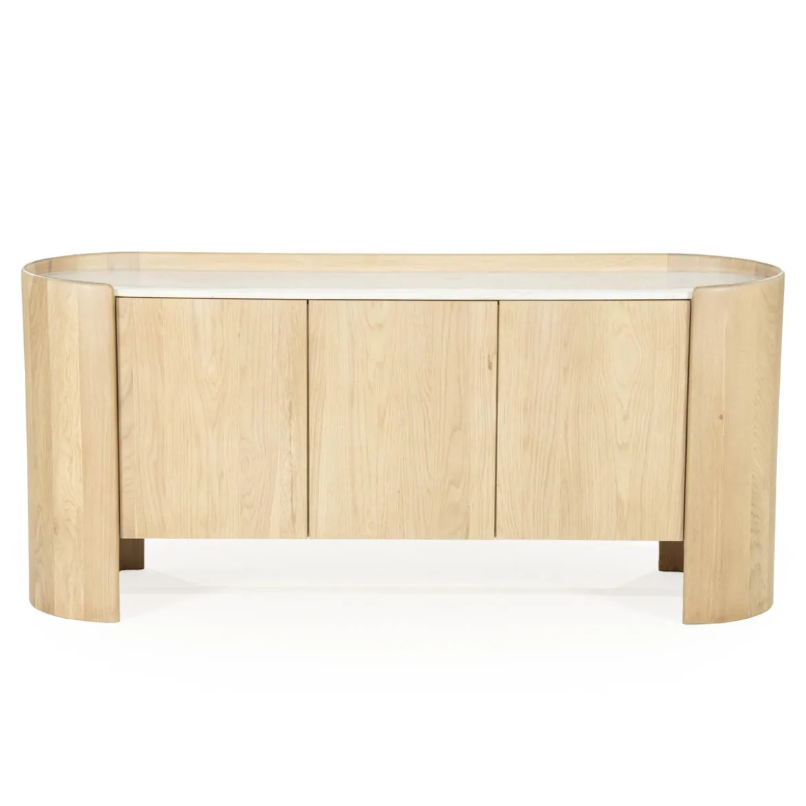 Dressoir eiken met wit marmer - Eleonora Don