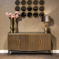 Dressoir goud met marmer - Richmond Interiors Ironville
