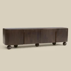 Dressoir hout met bolpoten - Bodio Dakota