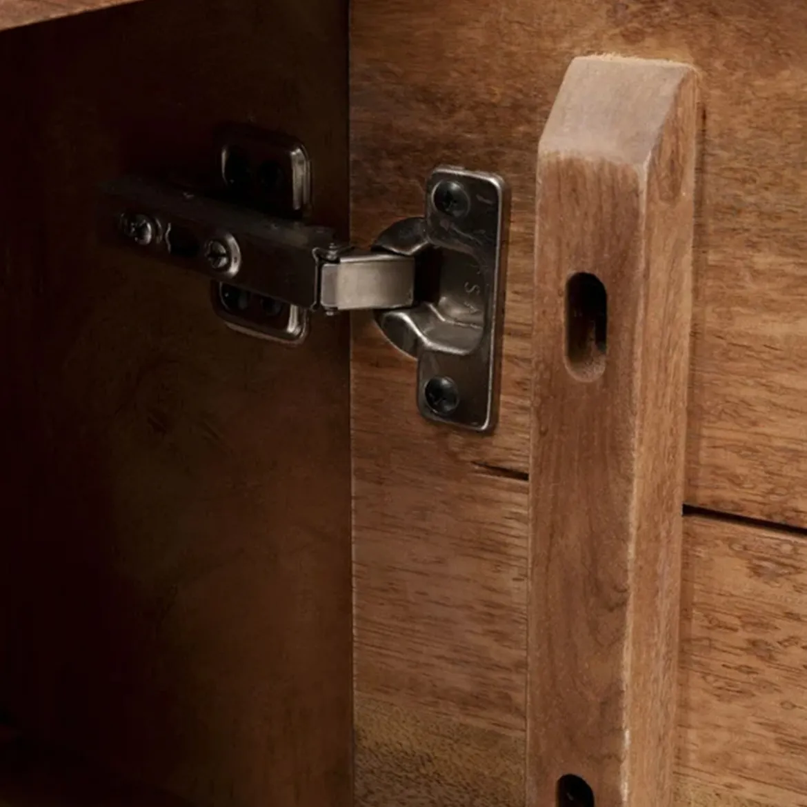 Dressoir mangohout en marmer - Kare Design Grace