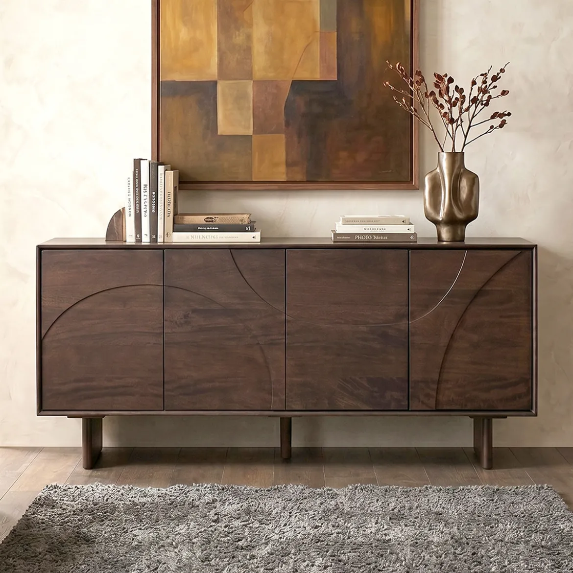 Dressoir met organisch patroon - Bodio Koto