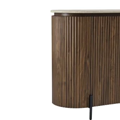 Dressoir walnoot met marmer - Bodio Hinoki