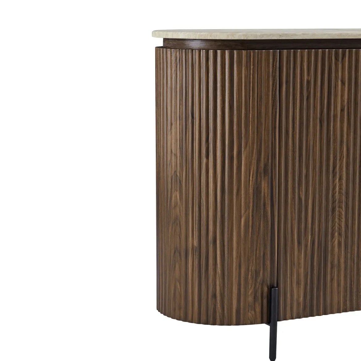 Dressoir walnoot met marmer - Bodio Hinoki