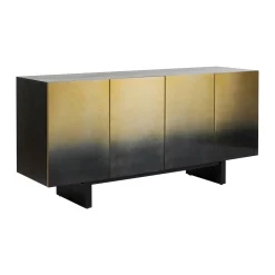 Dressoir zwart goud staal - Kare Design Prezioso