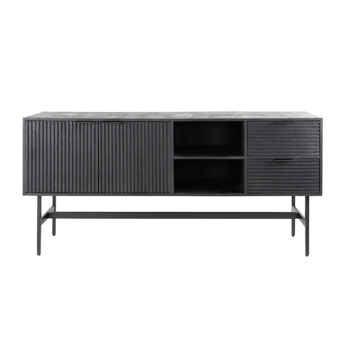 Dressoir zwart mangohout - Giani Marina