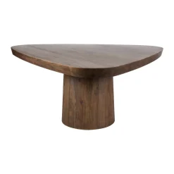Driehoekige eettafel acaciahout - Giani Arcadia