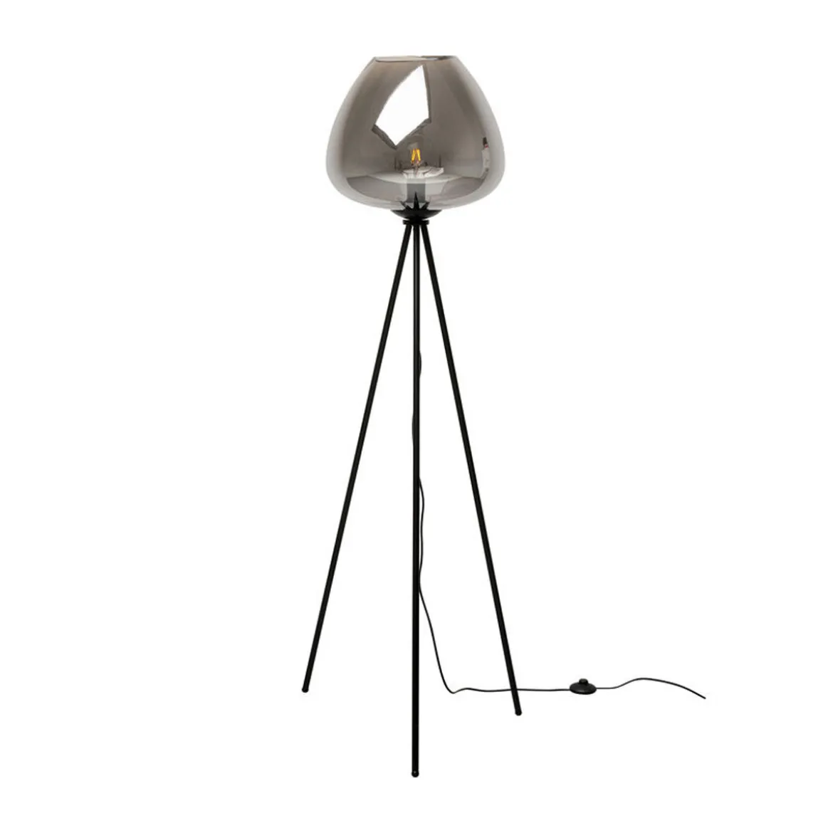 Driepoot vloerlalmp met glas - Kare Design Sphere