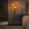 Driepoot vloerlamp gekleurd glas - Santa Molecule