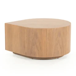 Druppelvorm salontafel hout - Eleonora Jules