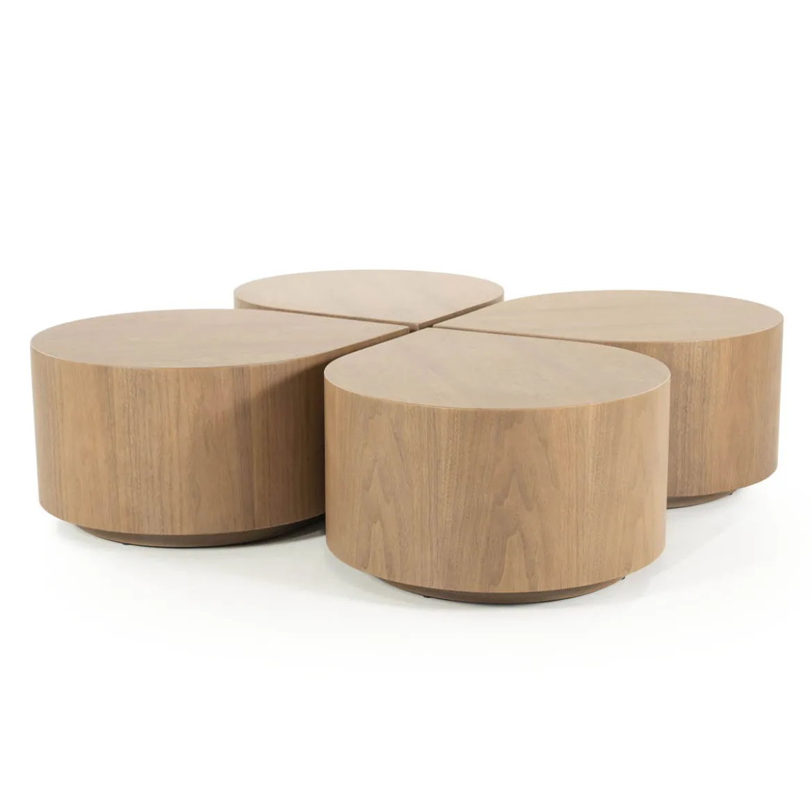 Druppelvorm salontafel hout - Eleonora Jules