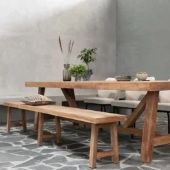 Eetkamerbank teak - DTP Home Classic Monastery