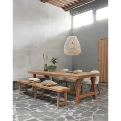 Eetkamerbank teak - DTP Home Classic Monastery