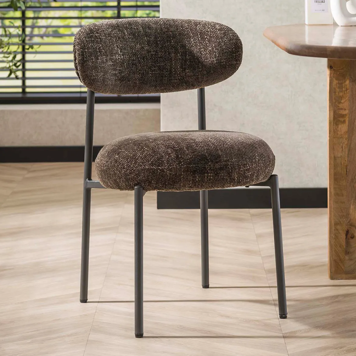 Eetkamerstoel met ronde zitting - Giani Trendy Round