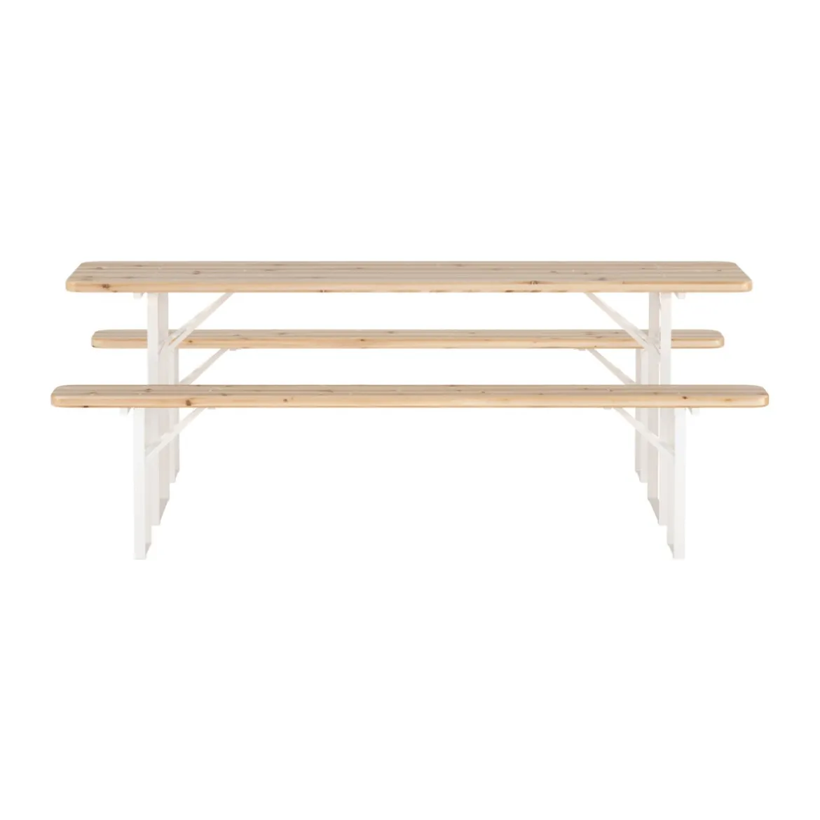 Eetset met tafel en 2 banken - Lavis Guiness