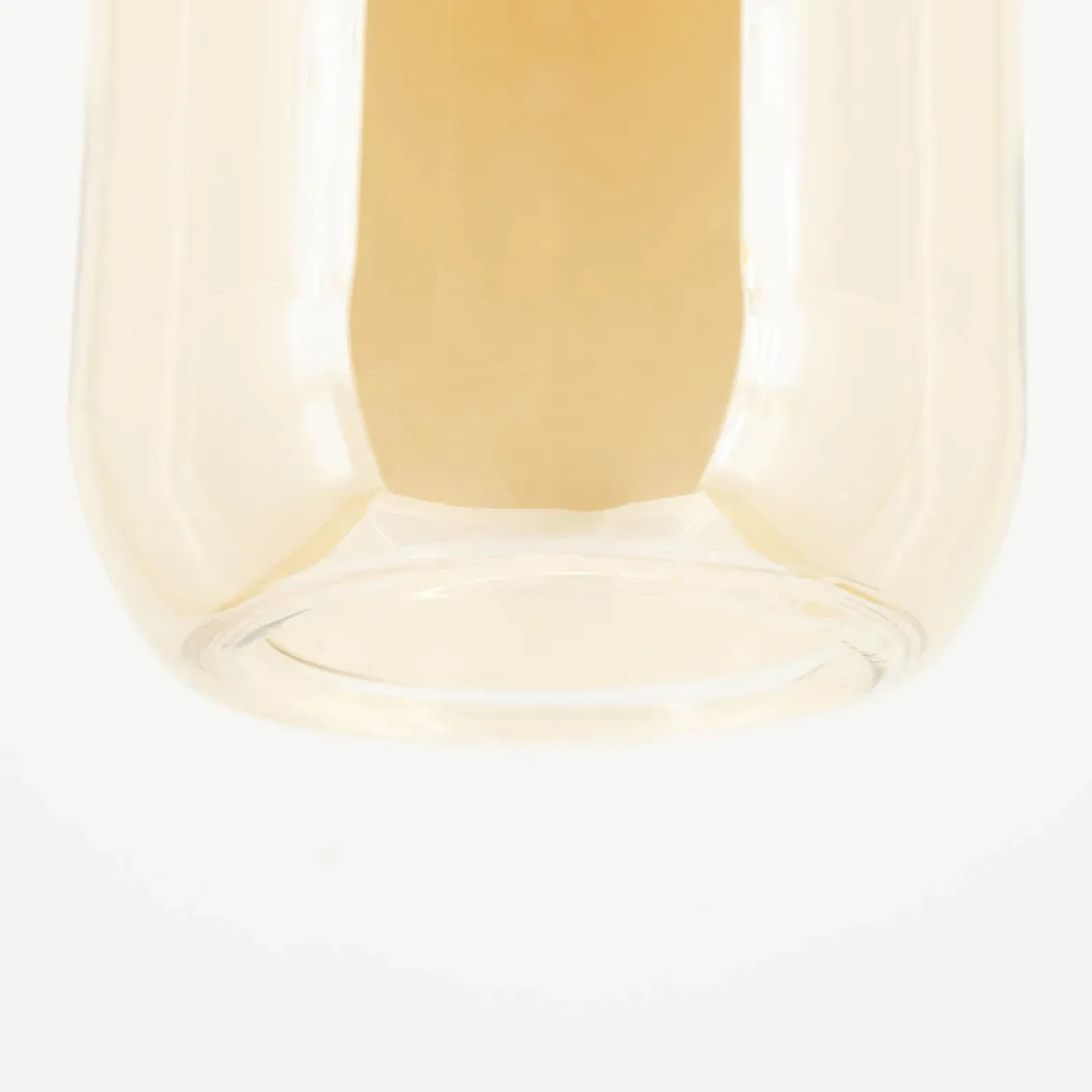 Eettafel hanglamp amberglas - By-Boo Shona Rectangular